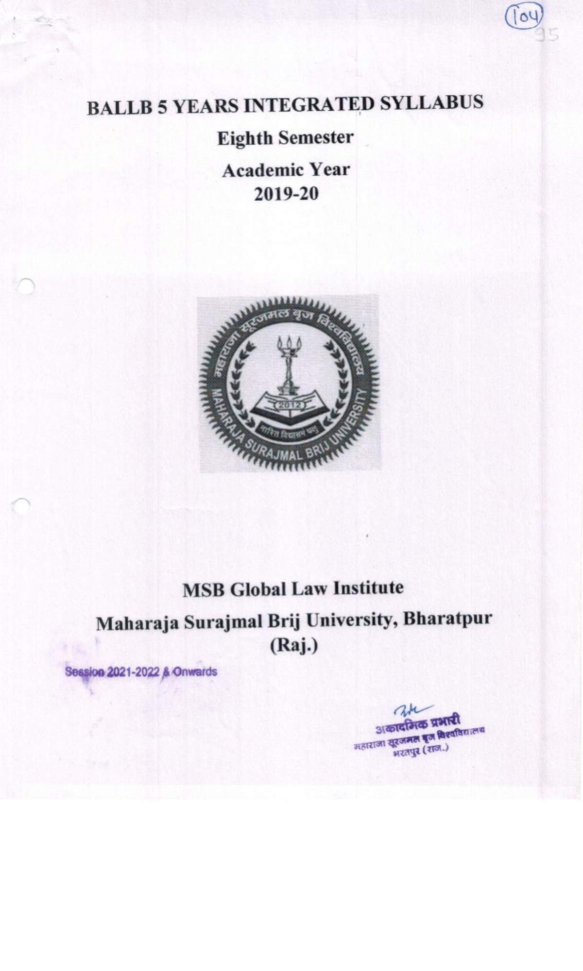 B A Ll B 5 Years Eighth Semester - Corporate Law - Studocu