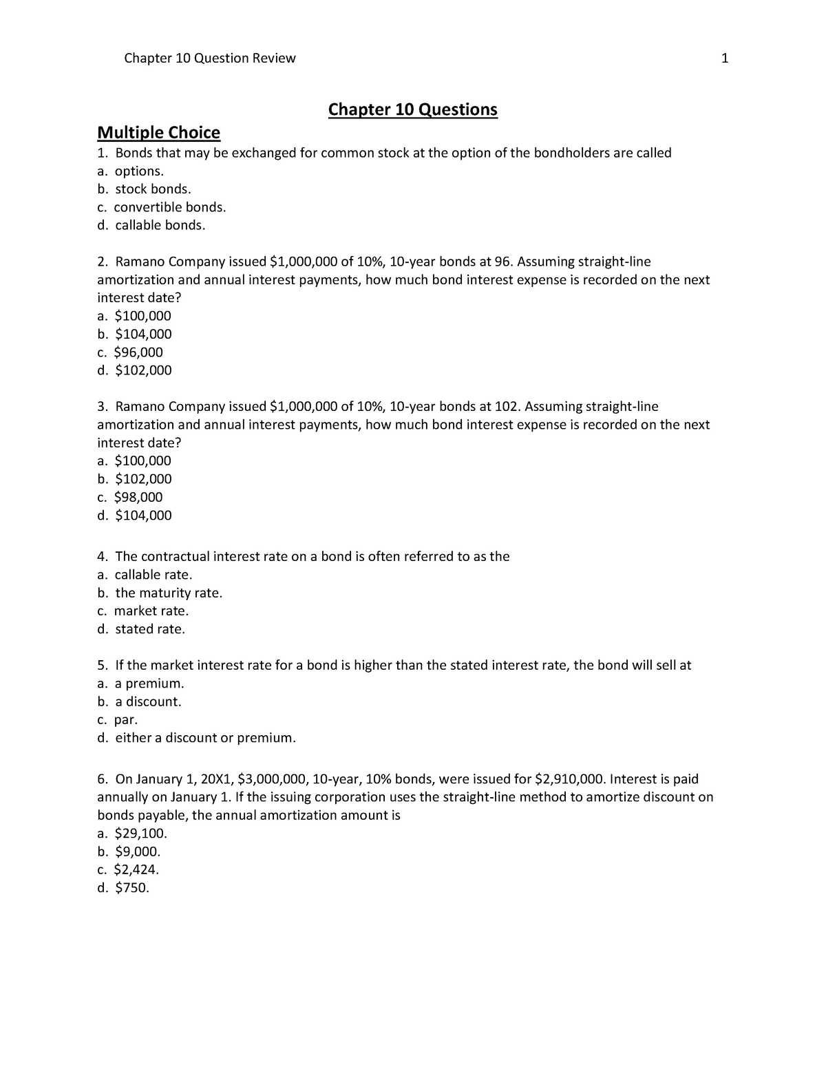 chapter-10-question-review-chapter-10-questions-multiple-choice-bonds