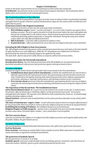 Chapter 5 Civil Rights - Summary American Government And Politics Today ...