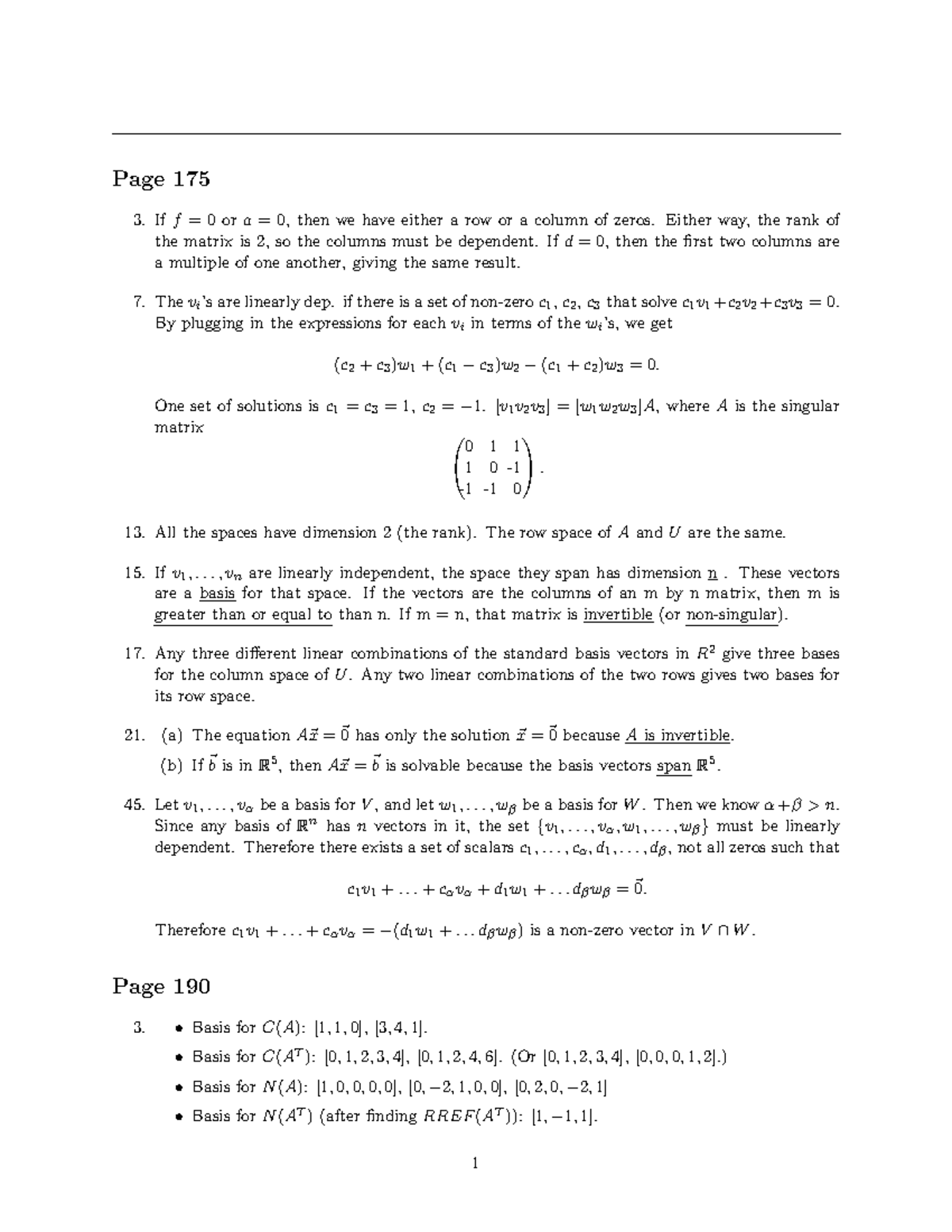 Hw6solns Solutions To Homework 6 Studocu