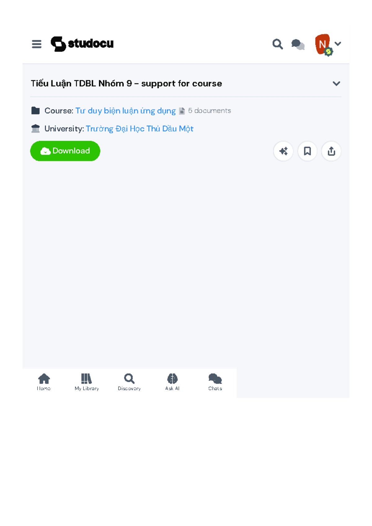 Tiểu Luận TDBL Nhóm 9 - support for course - TRƯỜNG ĐẠI HỌC THỦ DẦU MỘT ...