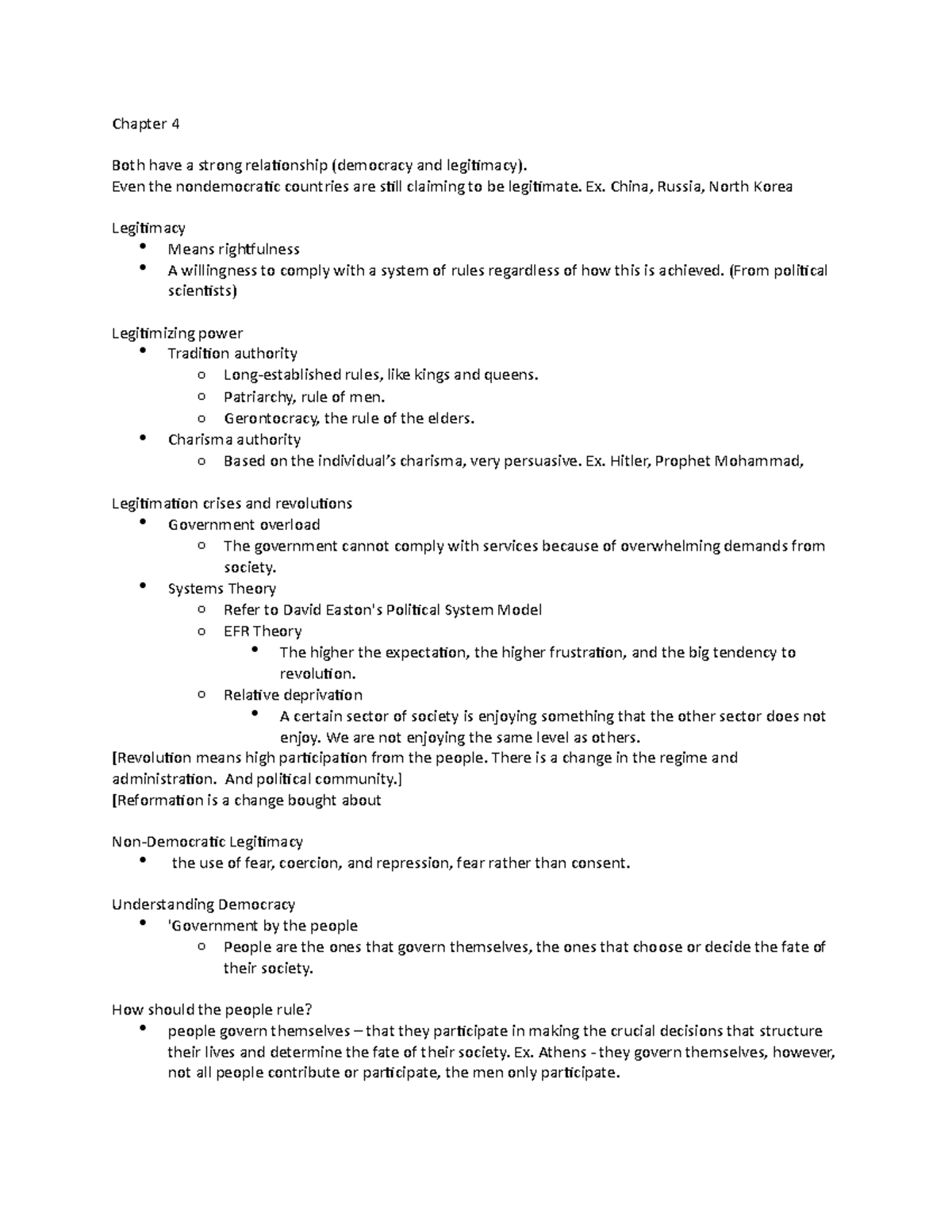 Politics Chapter 4 - Chapter 4 Both have a strong relationship ...