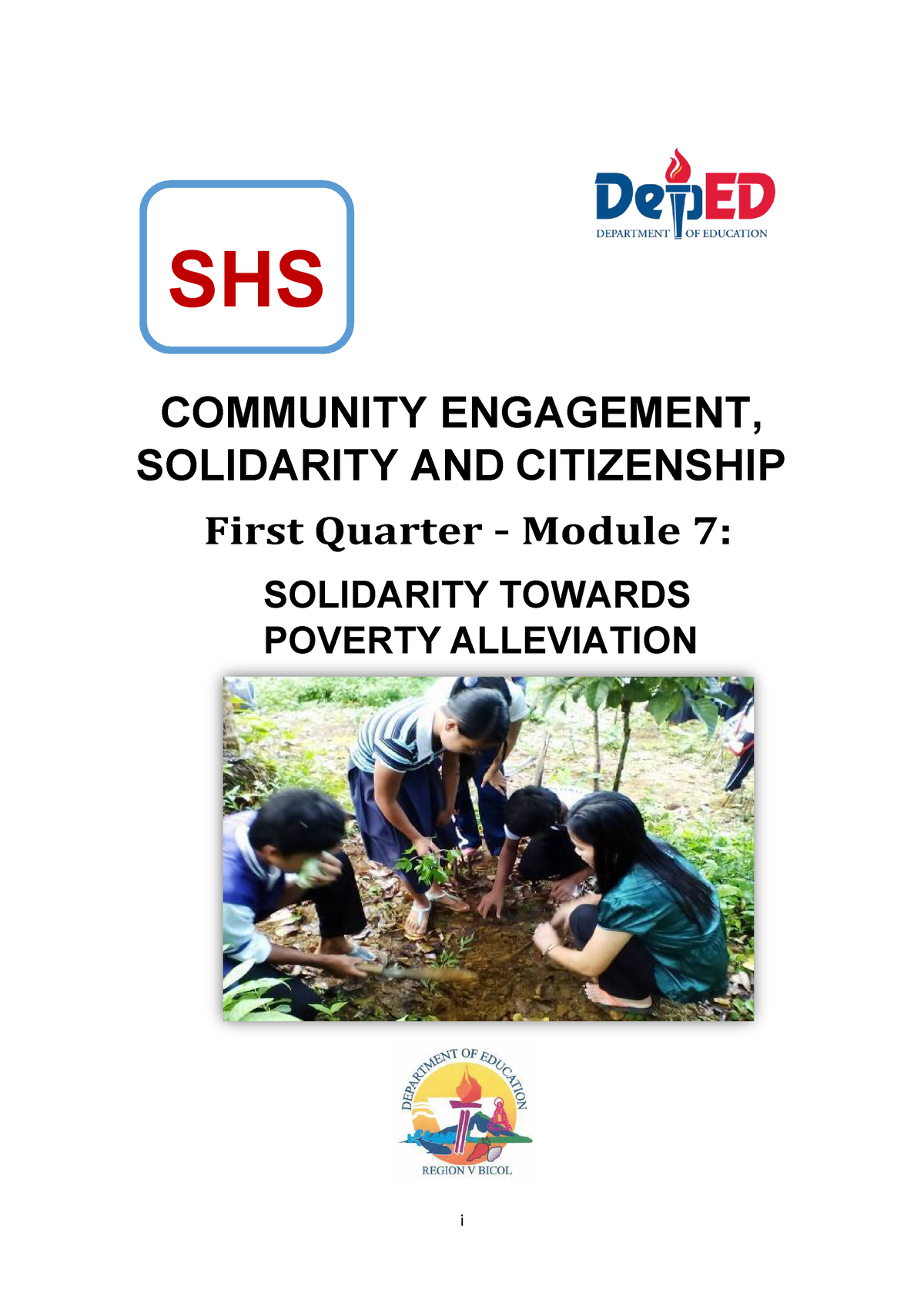 CESC 1ST Quarter Module 7 - I SHS COMMUNITY ENGAGEMENT, SOLIDARITY AND ...