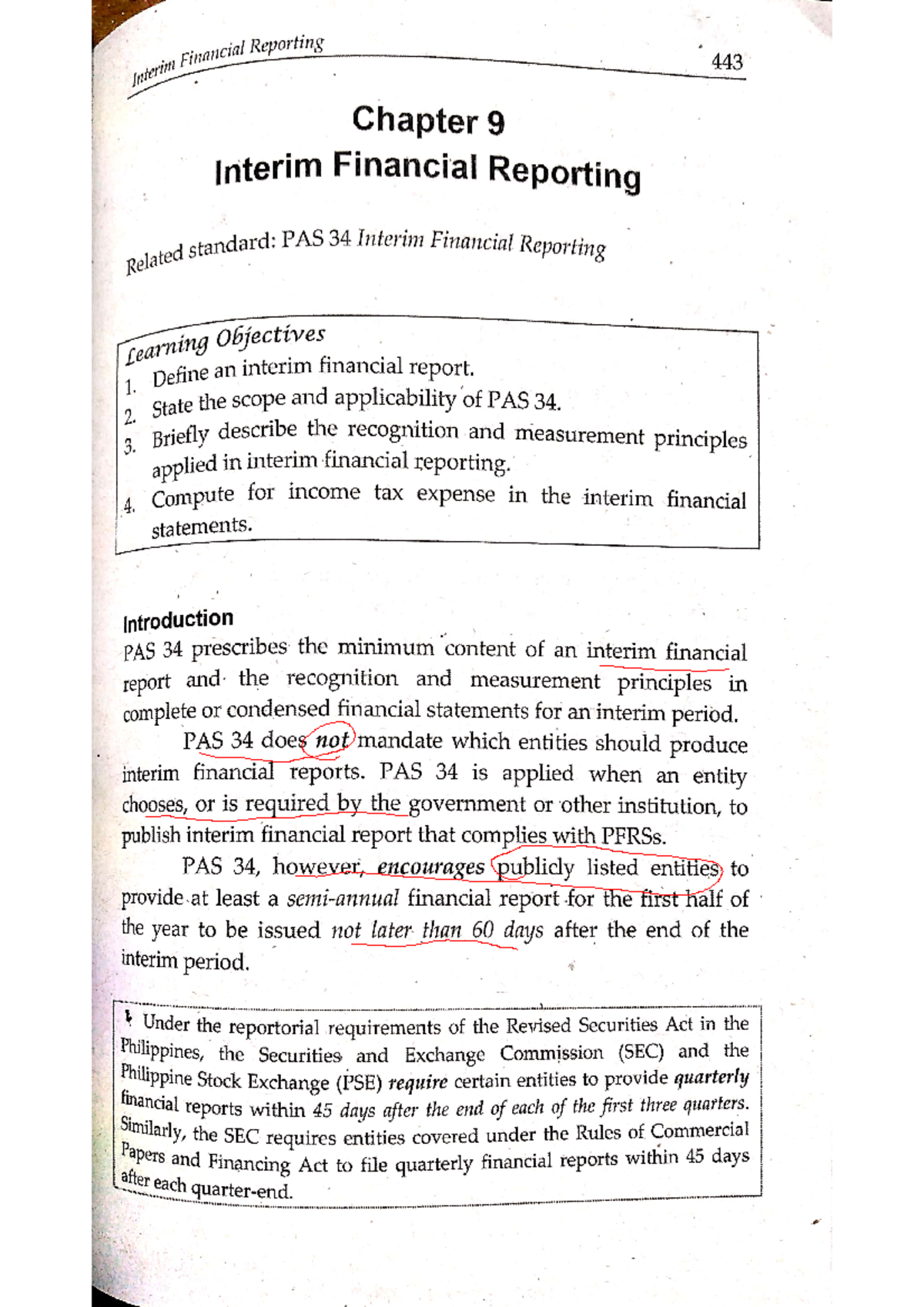 Chapter 9 - IA3 By Millan - Reporting 443 Chapter 9 Interim Financial ...