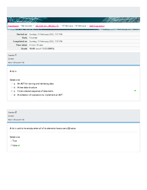 Data Structure Final Exam 05-01-2023 - CS 3303-01 Data Structures ...