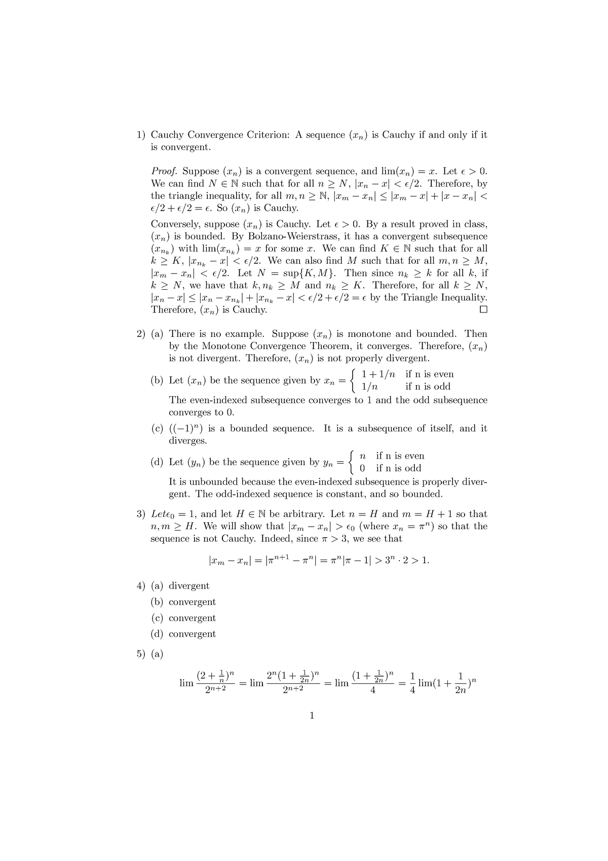 Cauchy Criterion - giải tích 1a - Cauchy Convergence Criterion: A ...