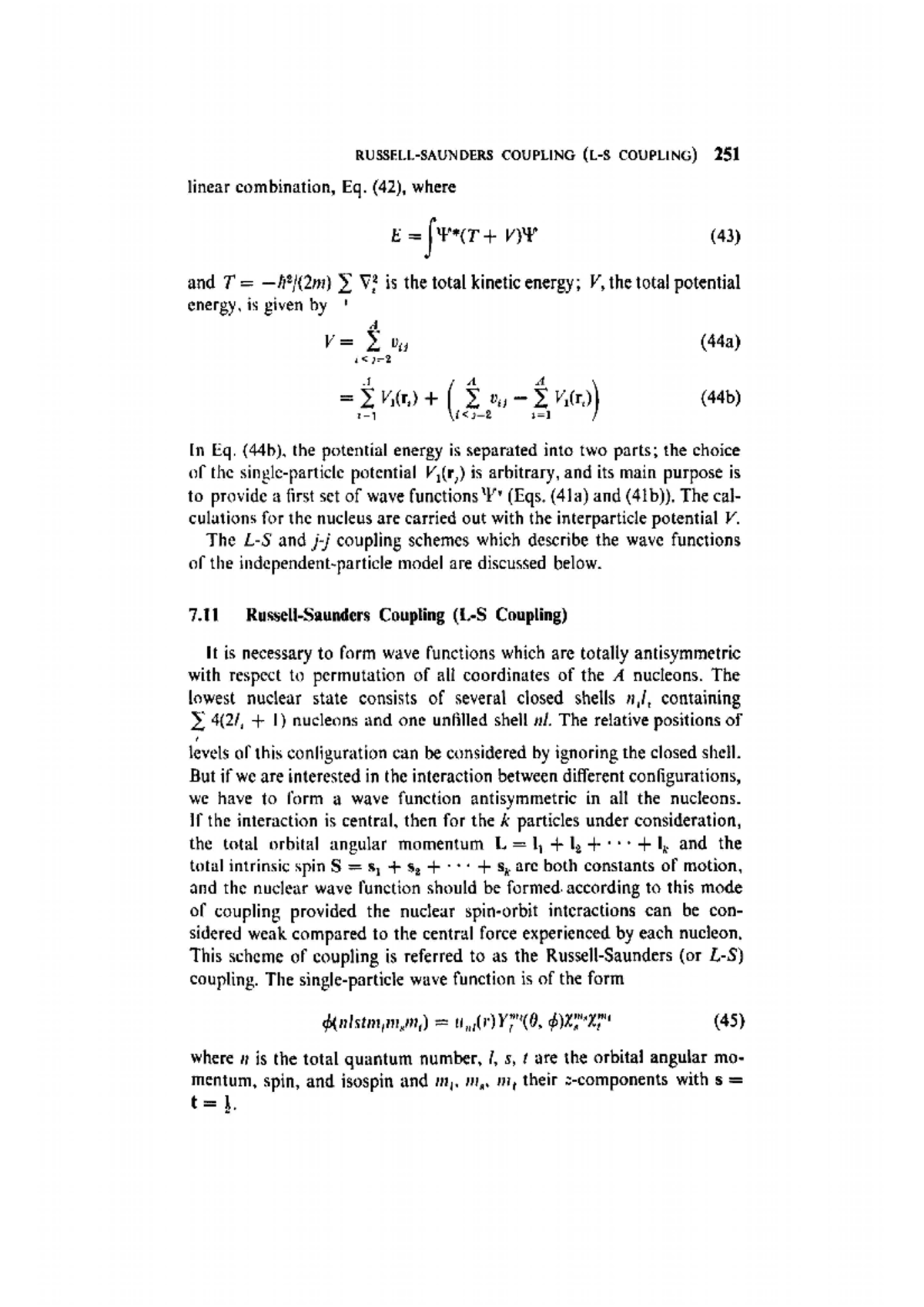 LS Coupling in physics Masters of science PHYSICS Studocu
