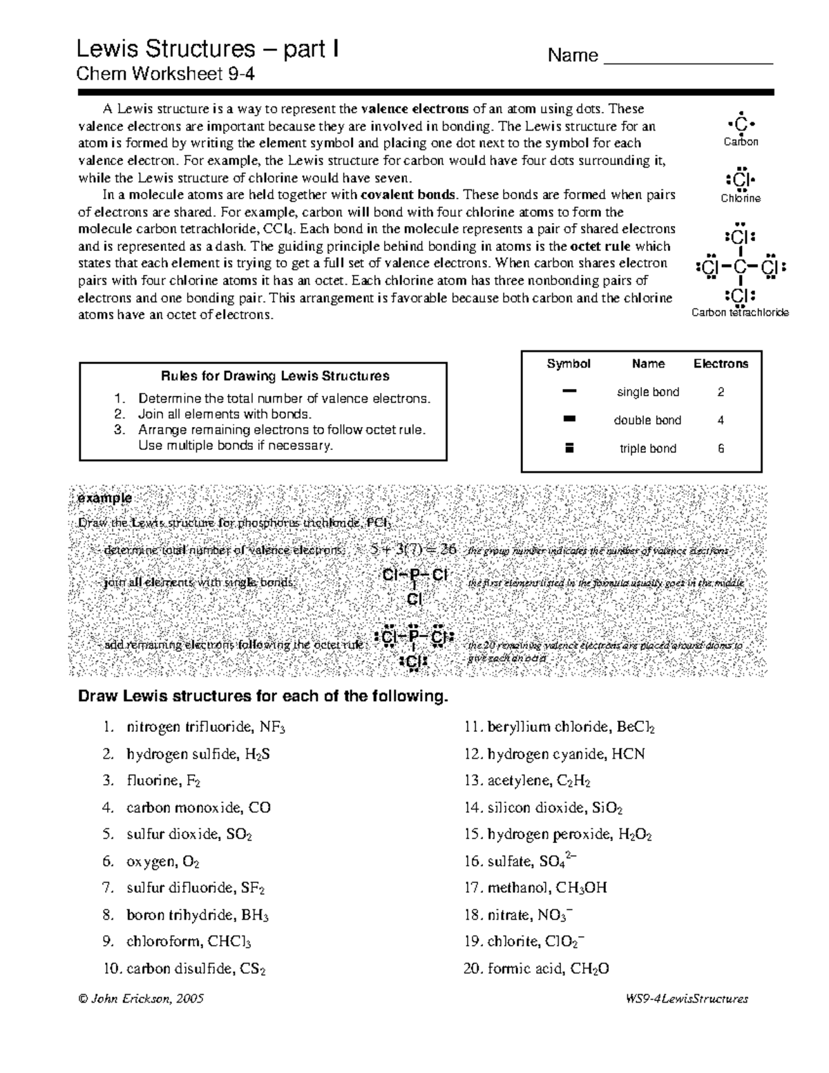 Lewis Structures - These valence electrons are important because they ...