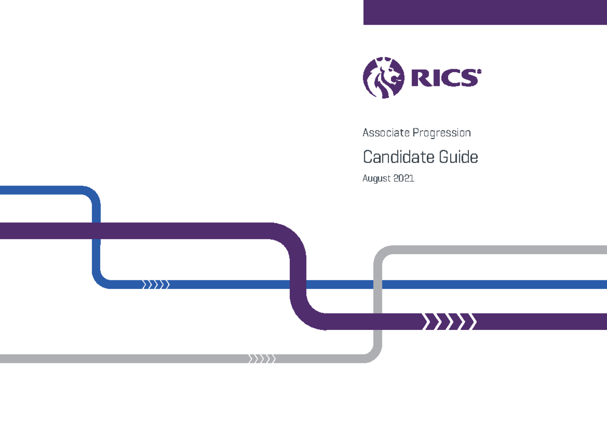 Associate progression candidate guide - Candidate Guide August 2021 ...
