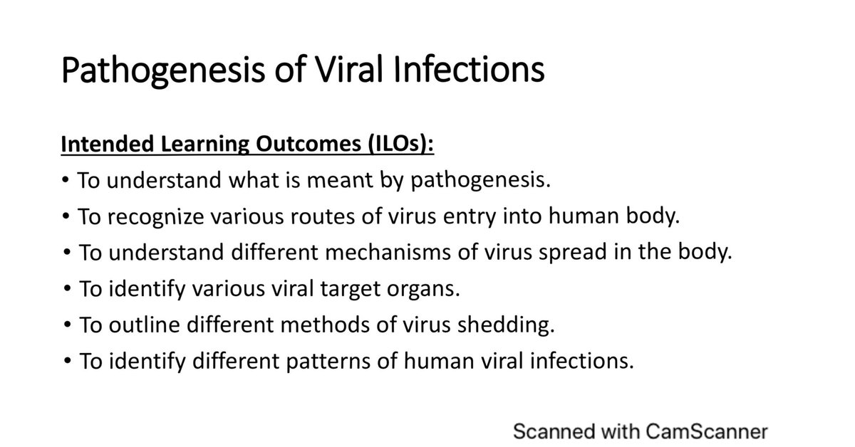 Pathogenesis of viral infections - General Microbiology - Studocu