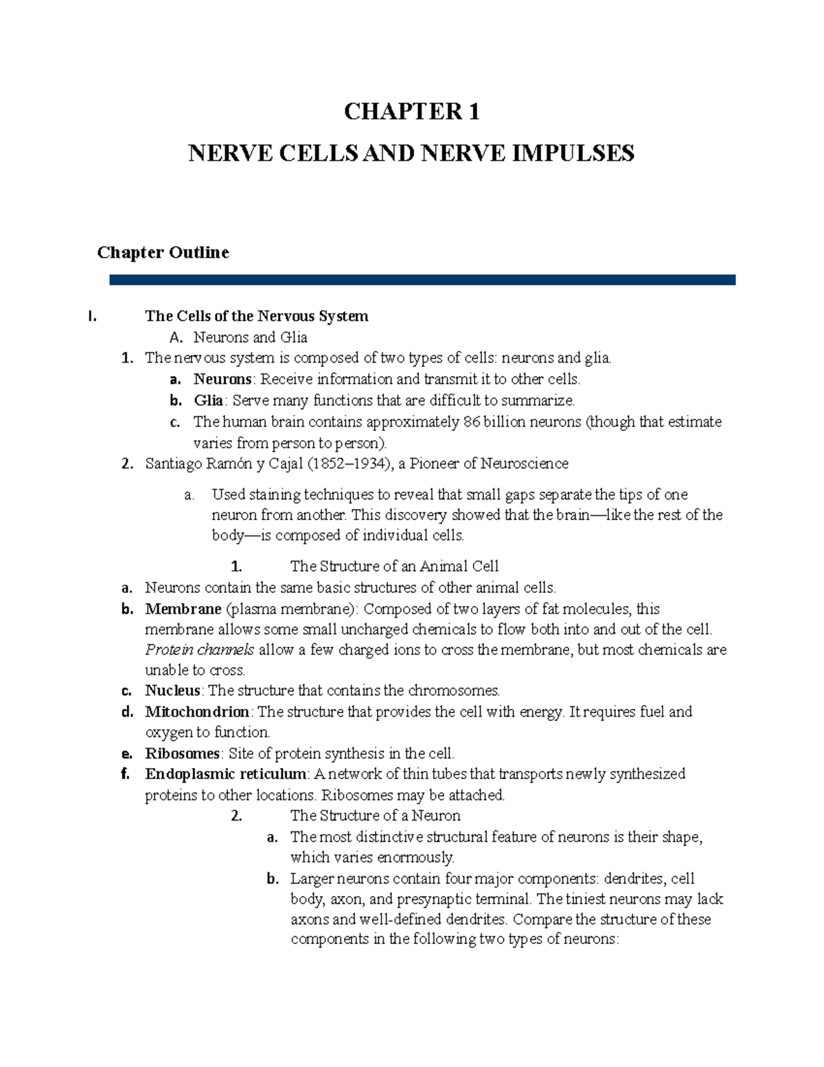 Chapter+1+Notes+for+Canvas - CHAPTER 1 NERVE CELLS AND NERVE IMPULSES - What Can I Watch It Chapter 1 On