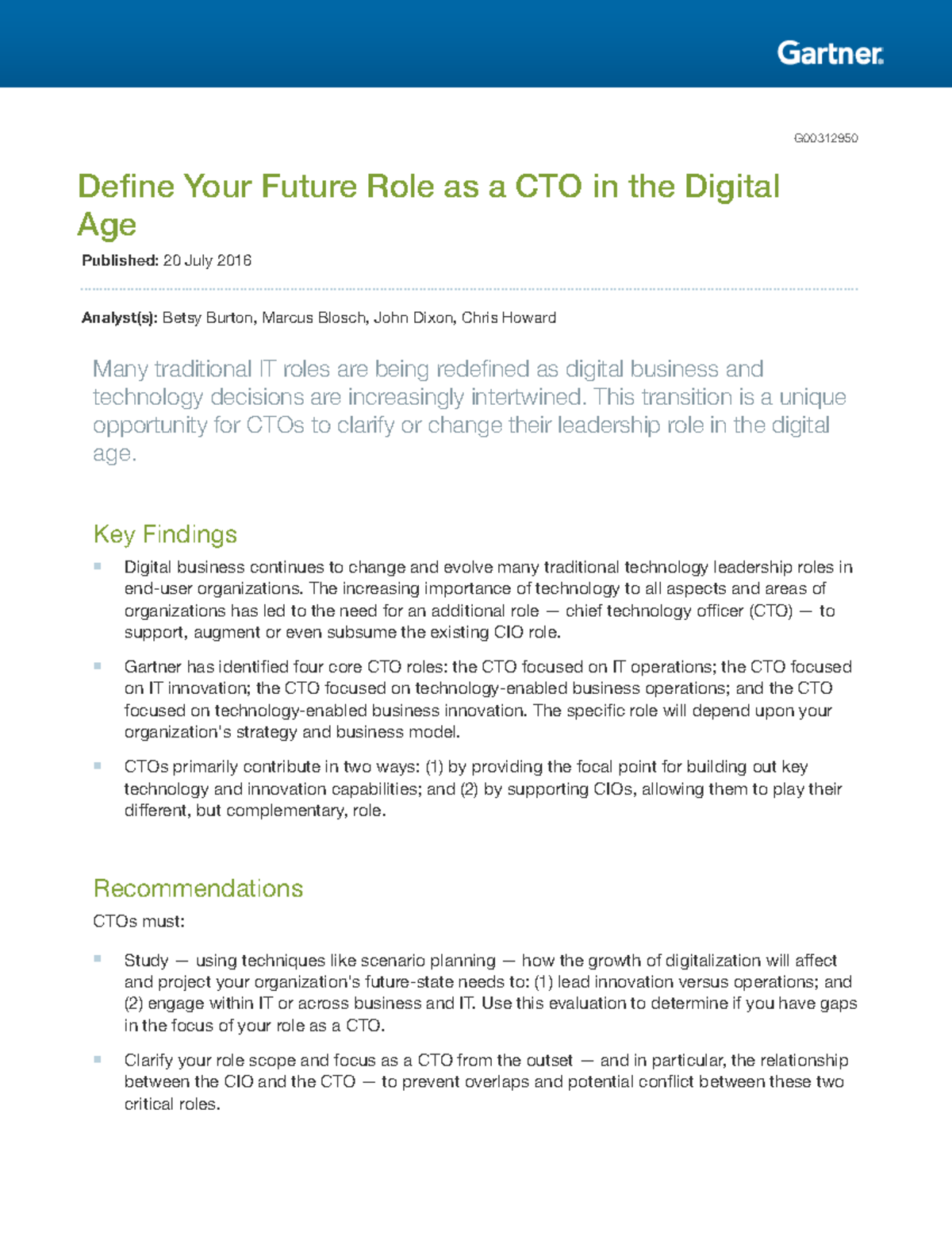 Gartner-CTO-Role - share - G Define Your Future Role as a CTO in the ...