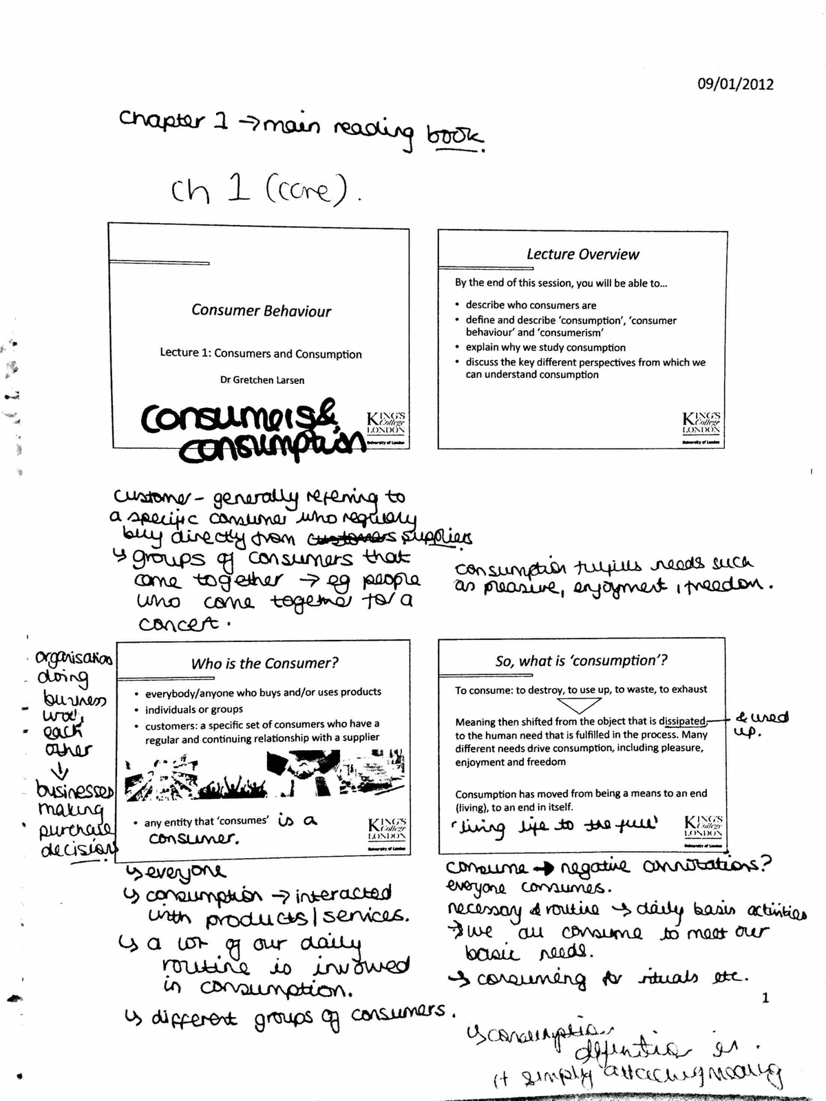 Consumer Behaviour - Lecture Notes, Lectures 1 - 11 - 5SSMN256 - Studocu