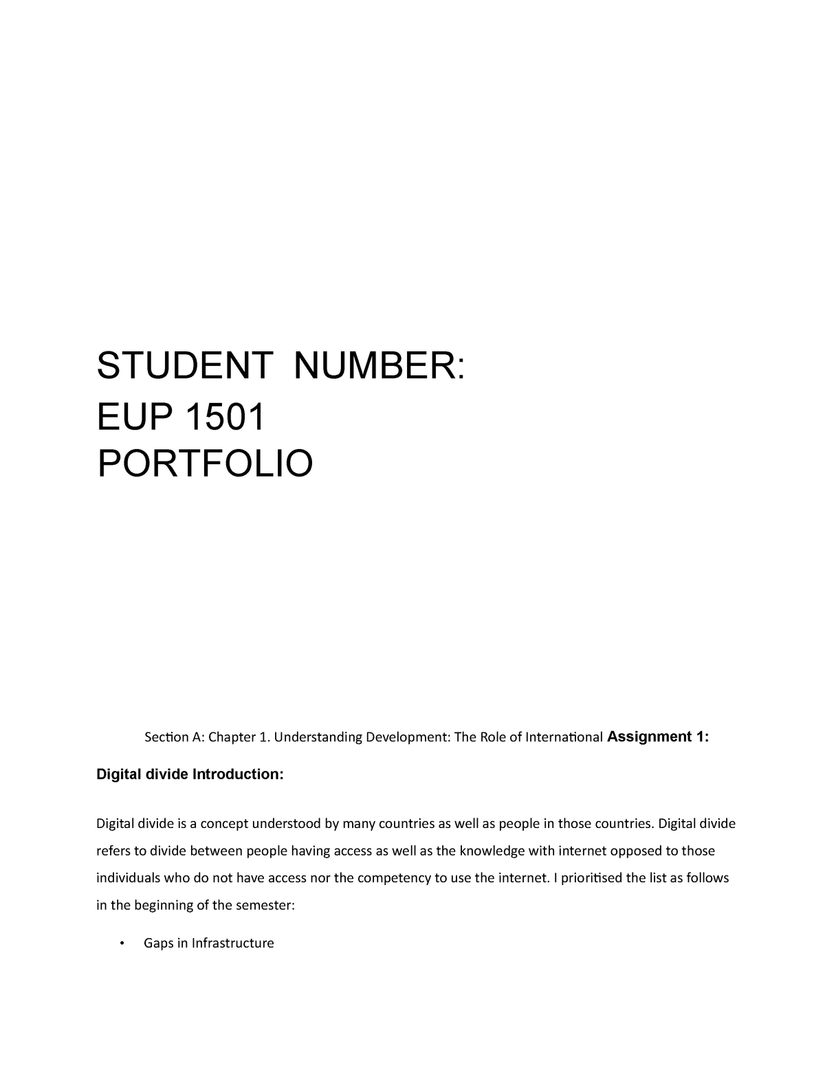 eup1501 assignment 3 answers pdf