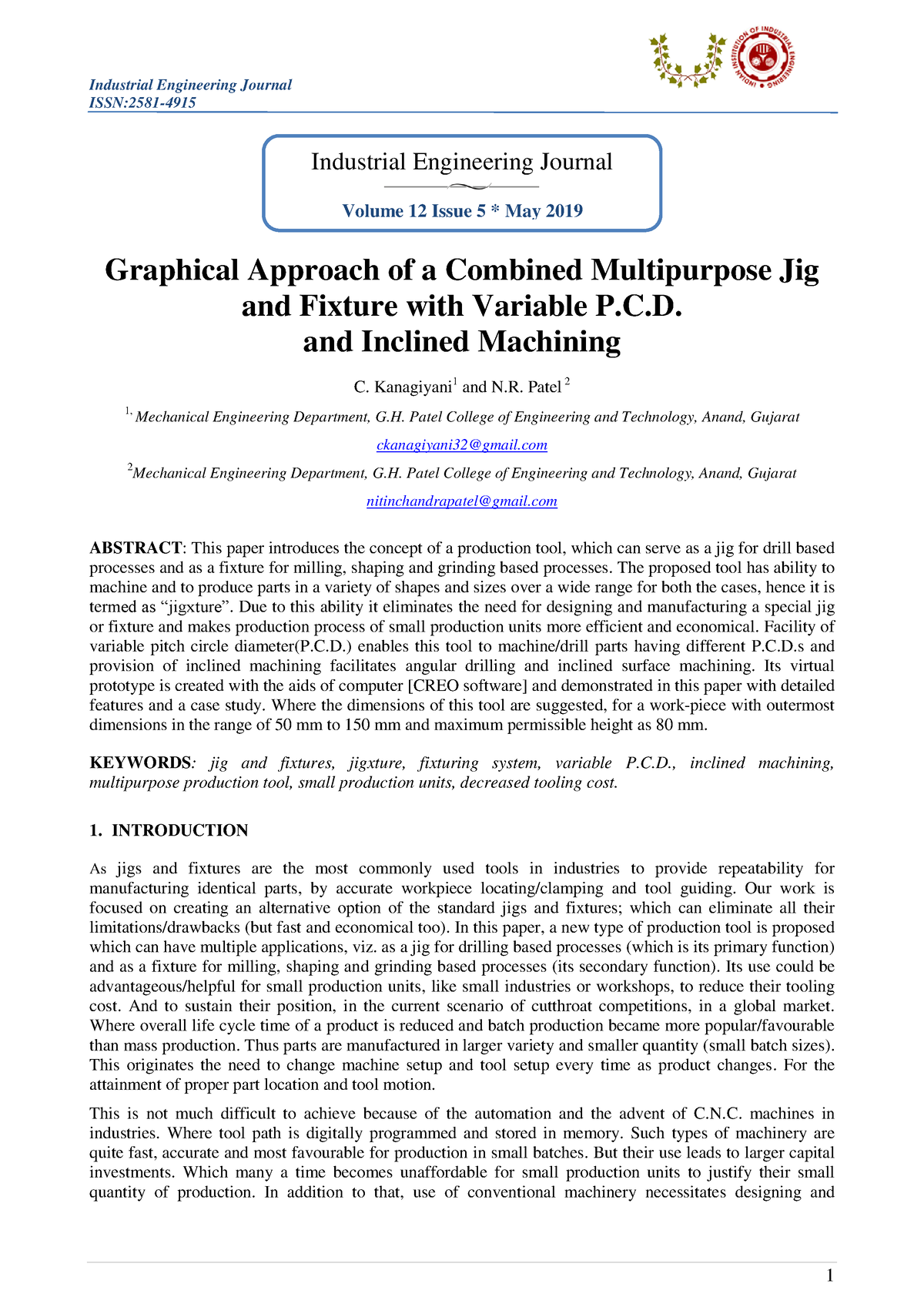 Paper 1164 - wewewewe - ISSN:2581- Graphical Approach of a Combined ...