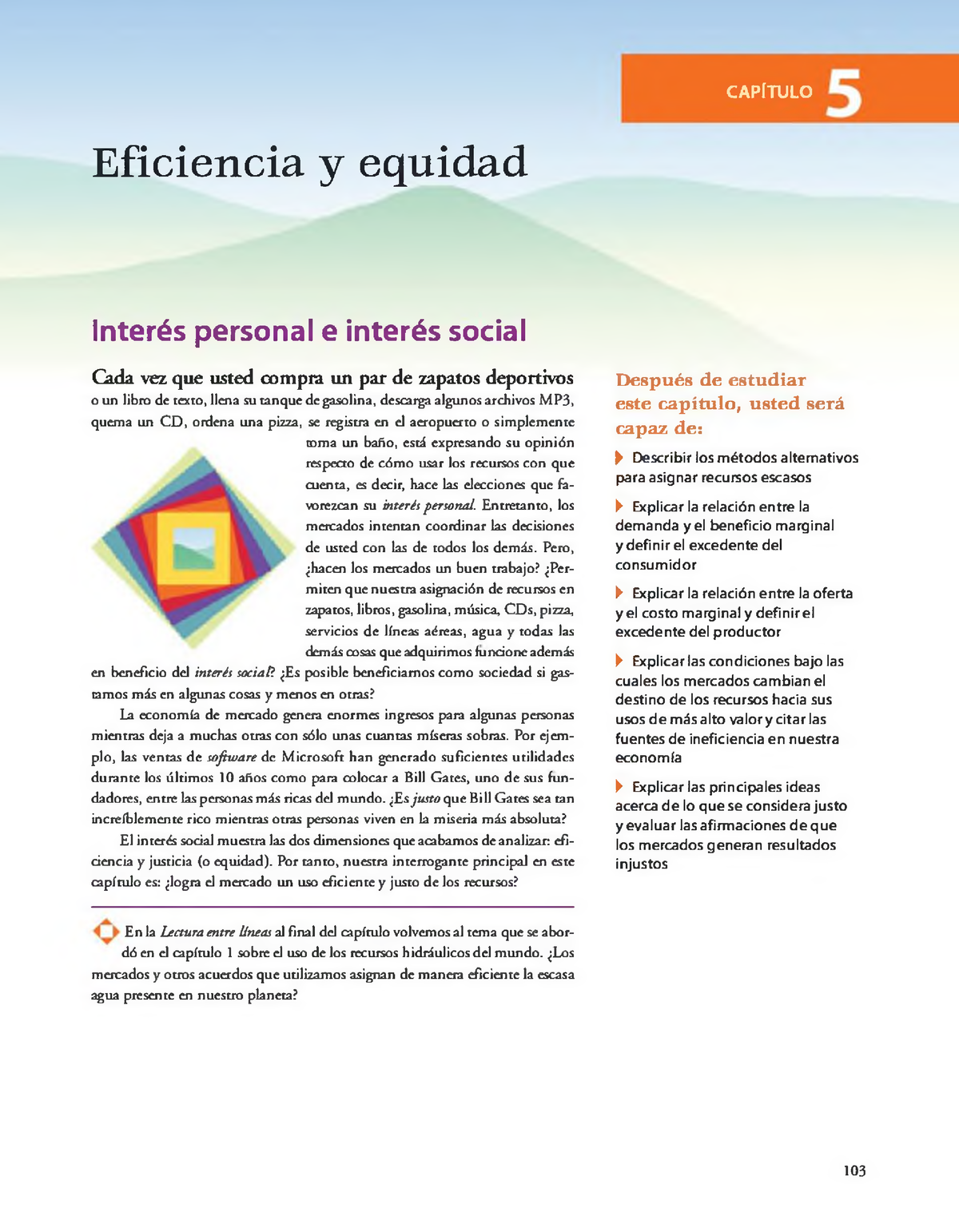 Eficiencia Y Equidad - ..... - C A P ÍTU L O Eficiencia Y Equidad ...