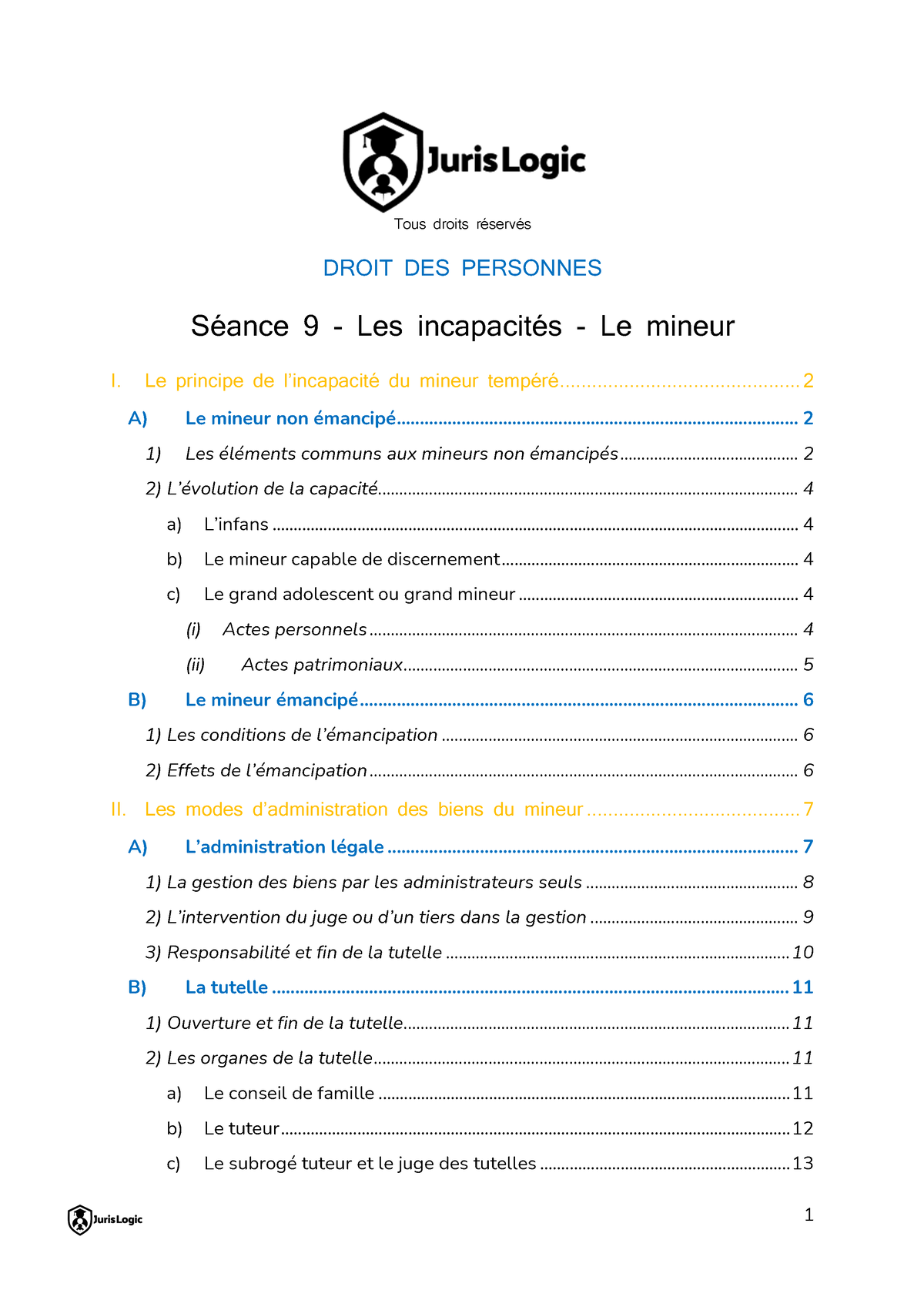 dissertation le mineur en droit civil ivoirien