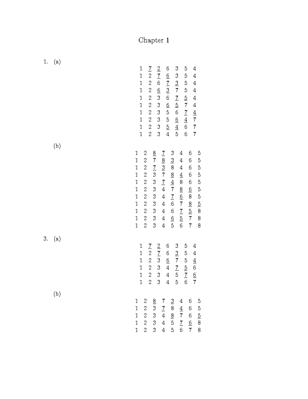 Solutions Chapter 1 - Exercise Ch-1 - (a) Chapter (b) - 3. (a) - (b ...