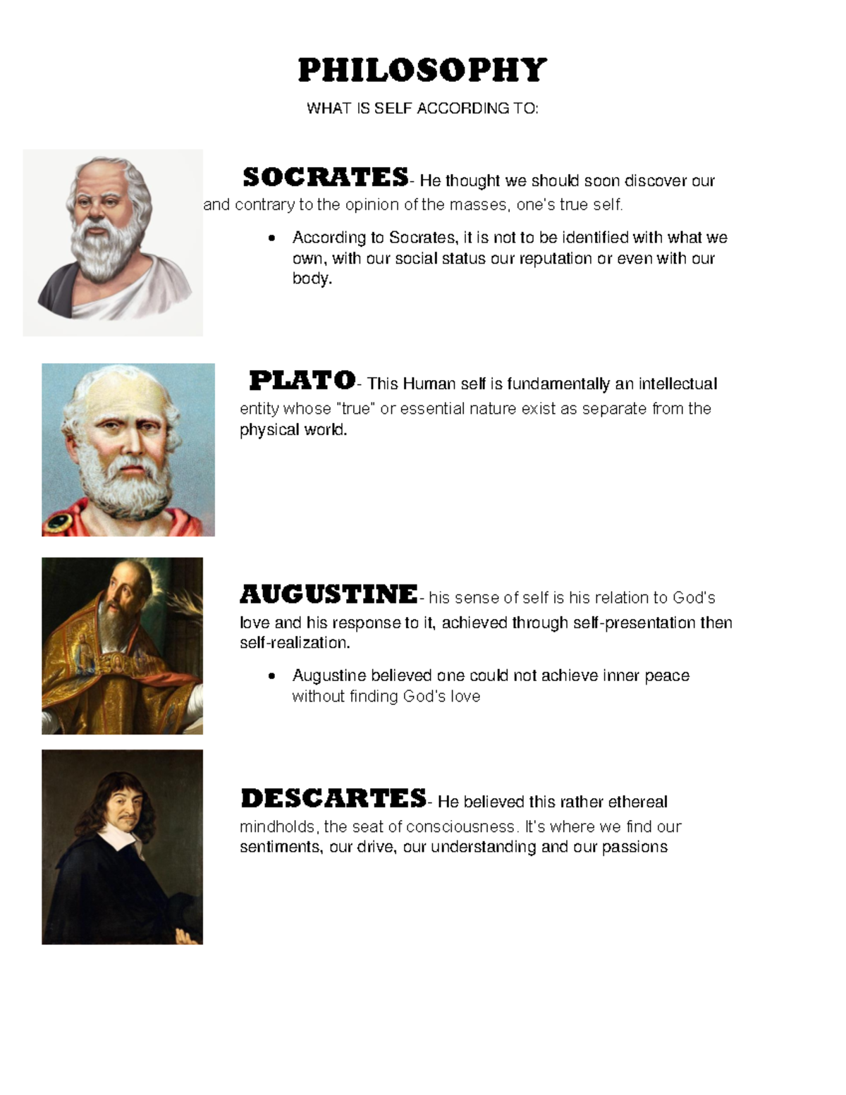 Five Definitions Of Philosophy Under Five Different Philosophers