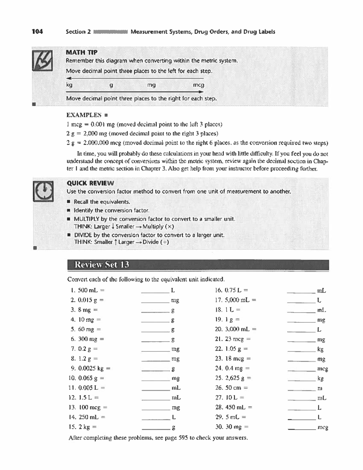 Practice Conversions-4 - NUR 111 - Studocu