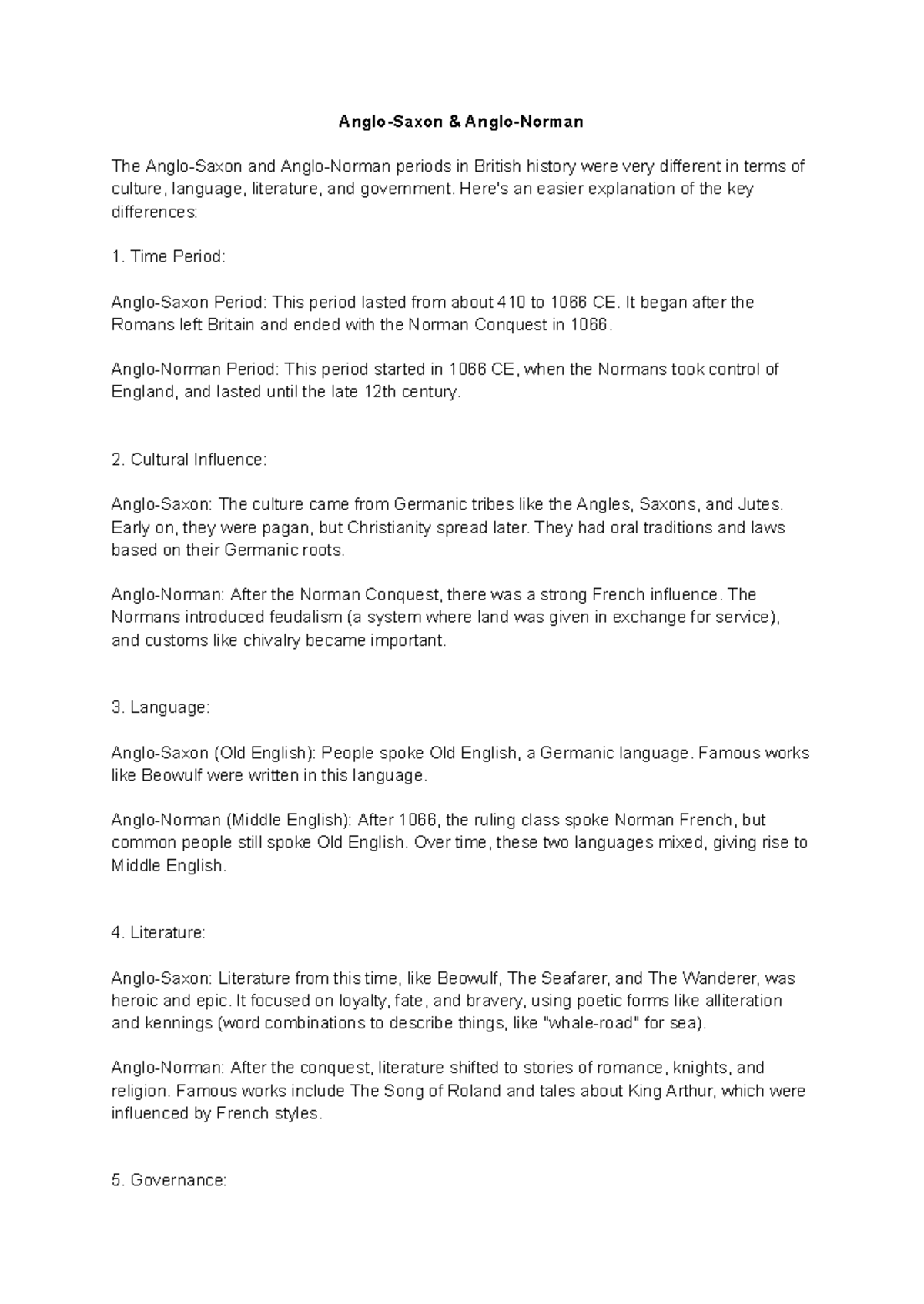 Untitled document - Notes of English literature - Anglo-Saxon & Anglo ...