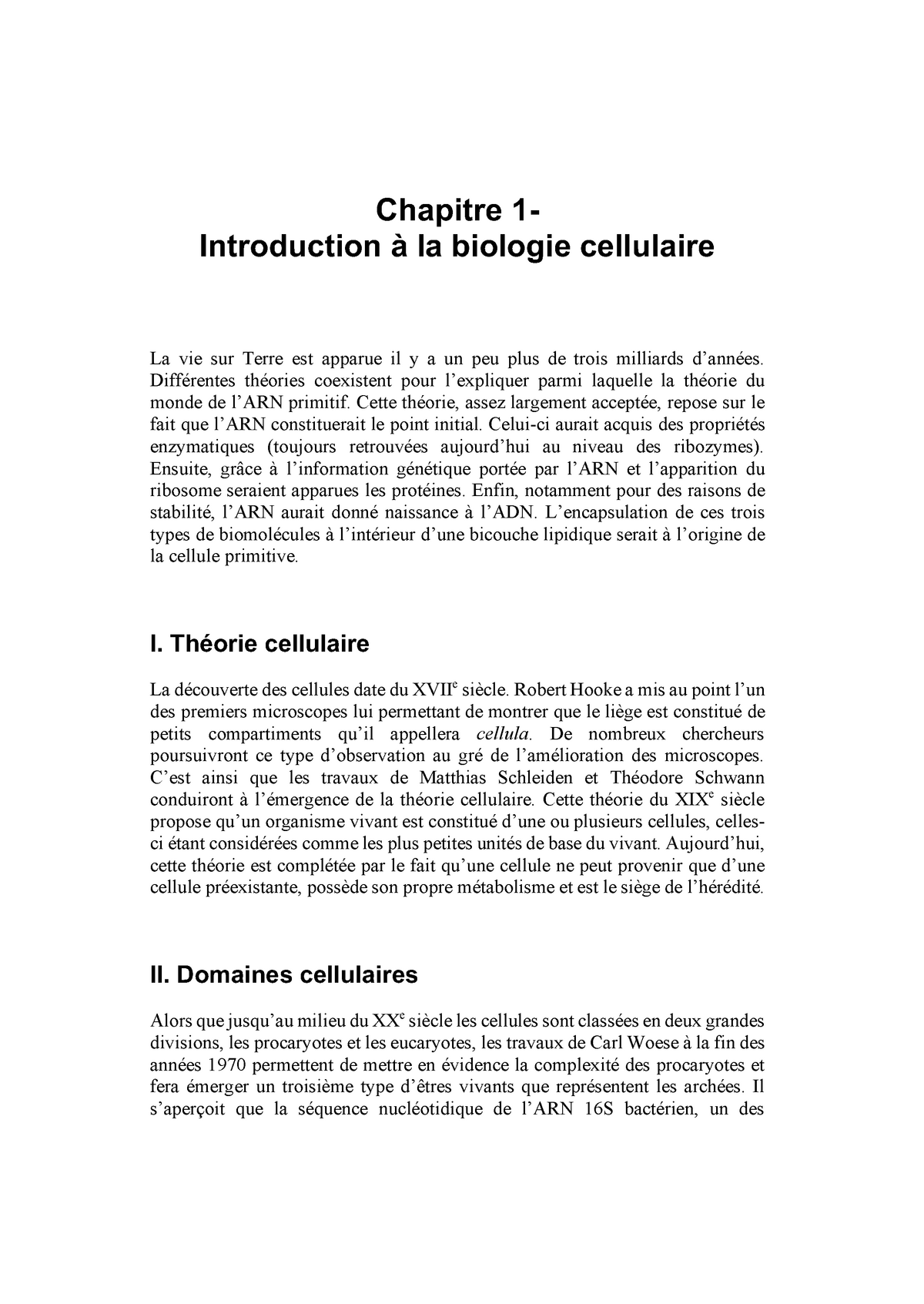 Introduction à La Biologie Cellulaire - ,%4-86) 2863(9'8-32 > 0% &-303 ...