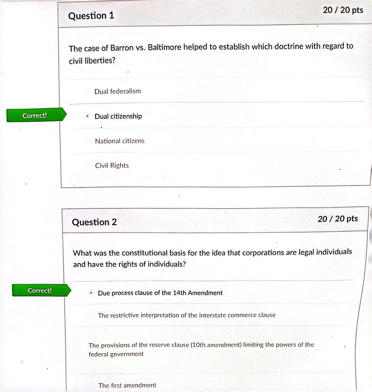 Quiz 4 - FGCU - POS 2041 - Studocu