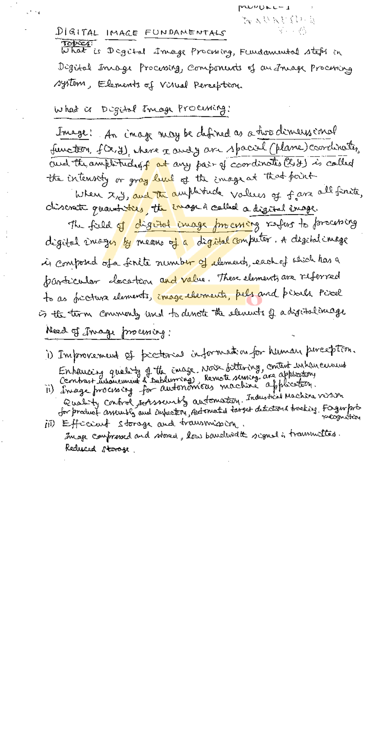 DIP NotesAz Documents Electronic and communication Studocu