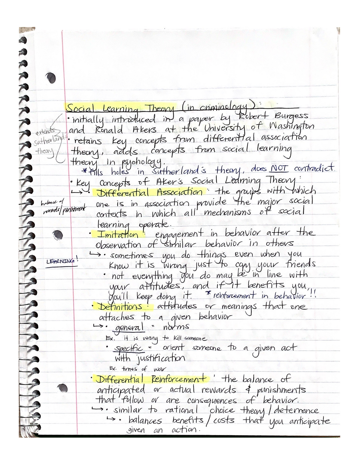 Differential Association - CCJS310 - Studocu