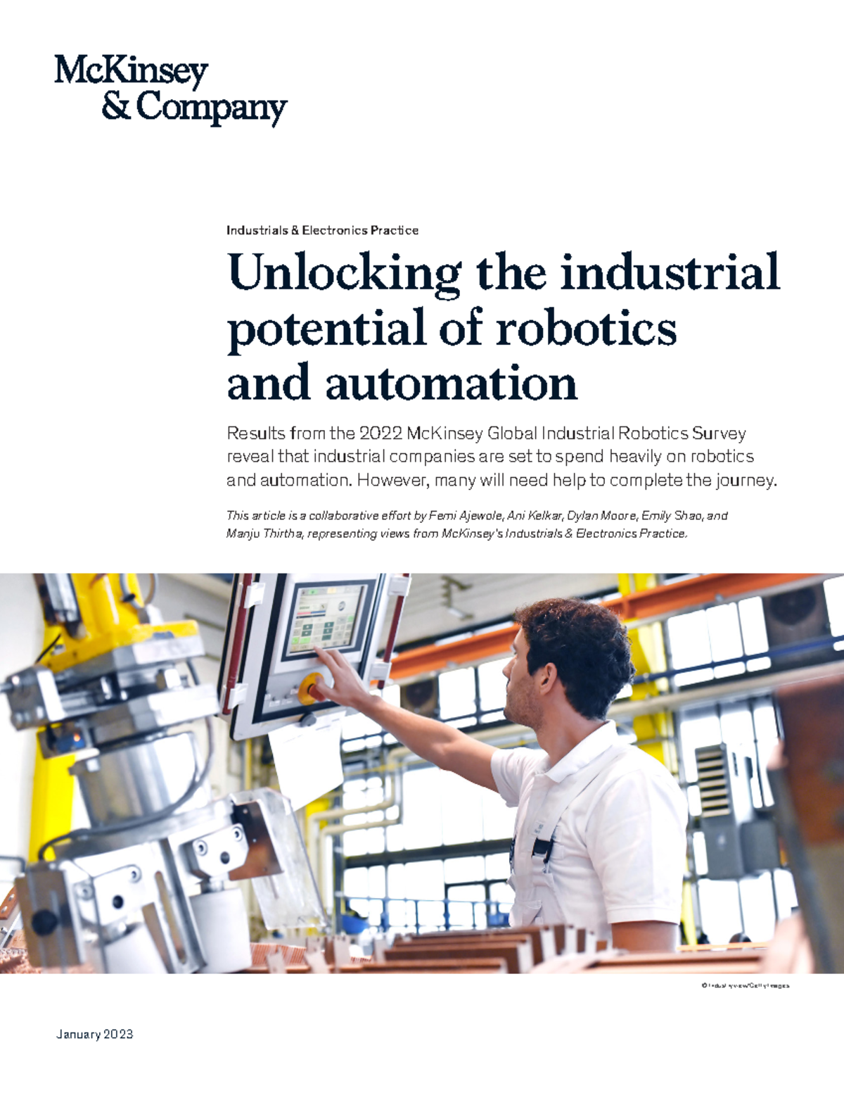 Unlocking the industrial potential of robotics and automation ...