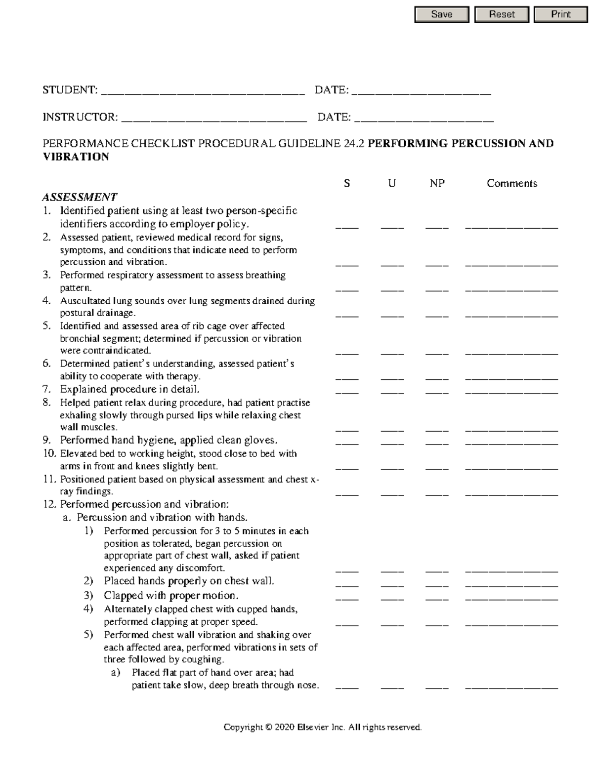Skill 24.2 Performing Percussion and Vibration Copyright © 2020