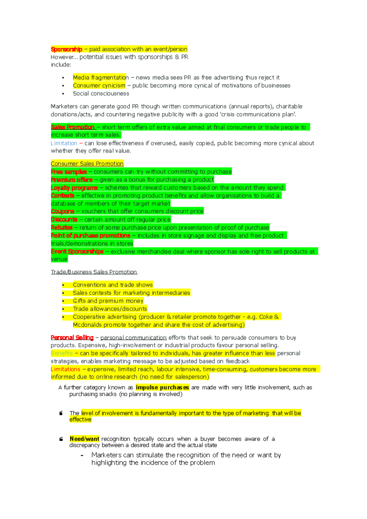 5 - Lecture Notes 5 - BUSS1001 - USyd - Studocu