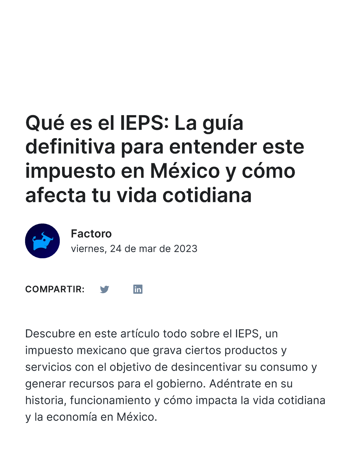 Qué Es El IEPS - IEPS - Qué Es El IEPS La Guía Definitiva Para Entender ...