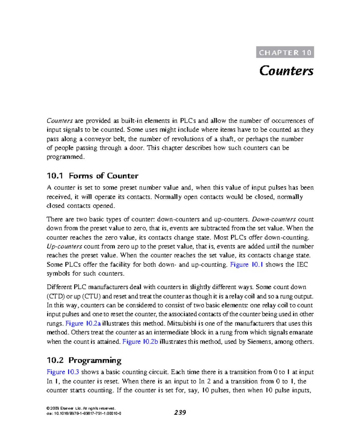 Chapter-10-Counters 2009 Programmable-Logic-Controllers - CHAPTER 10 ...