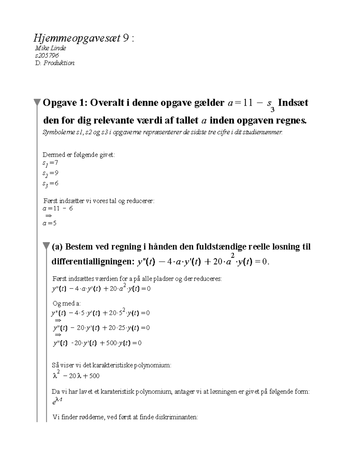 Ugeaflevering 9 Pdf - BasisMat1 Hjemmeafleveringer - Basismat ...