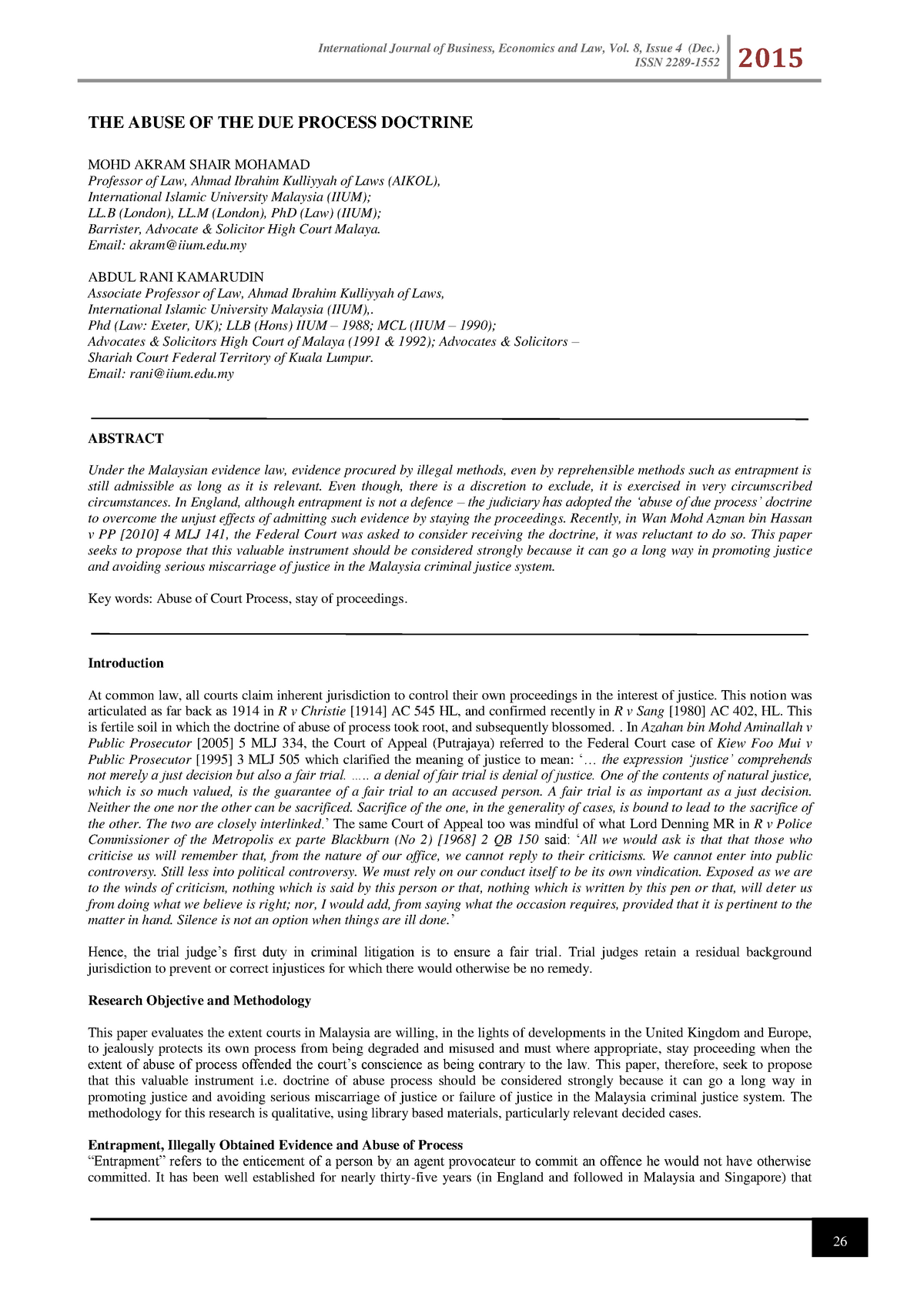 Abuse Of Process Due Process Doctrine Law Notes Law123 Studocu