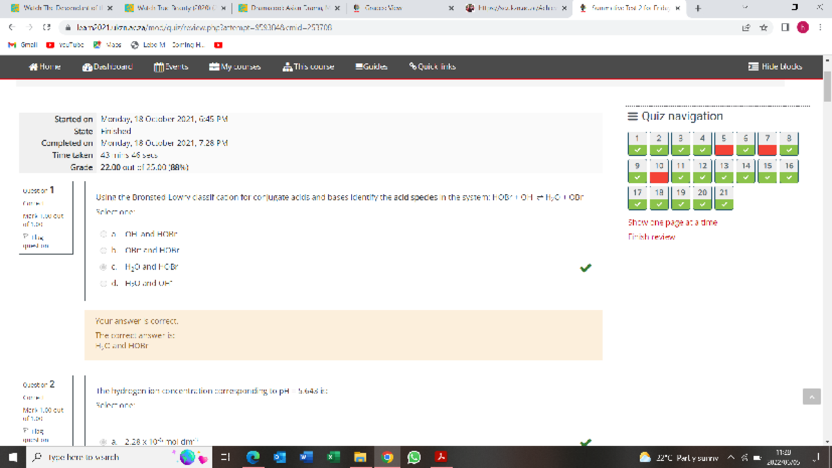 Summative test 2 - questions for practicing - CHEM120 - Studocu