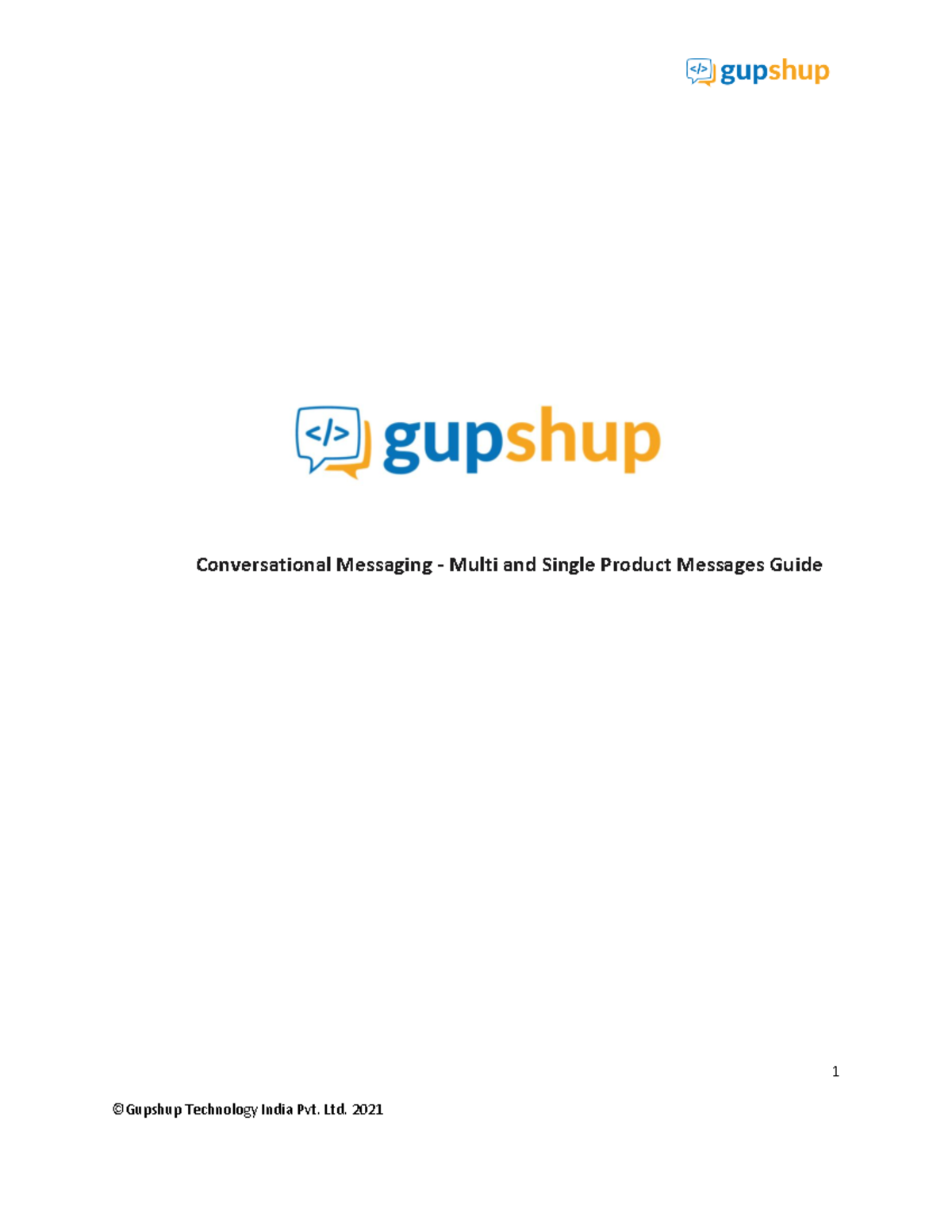 Single & Multi Product Messages Guide API Reference - ####### 1 ...