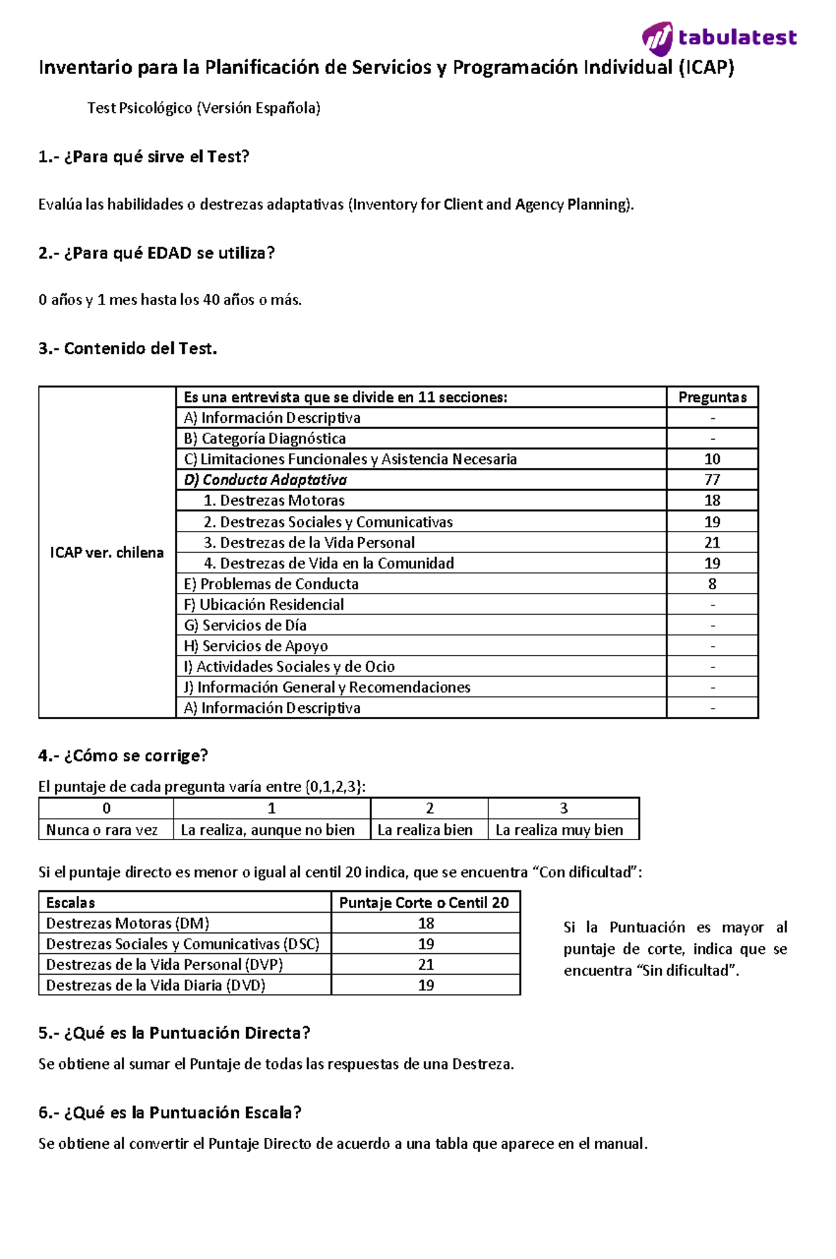 ICAP Version Española 642b2abbf5e8b0b1c3ee22ed - Inventario para la ...