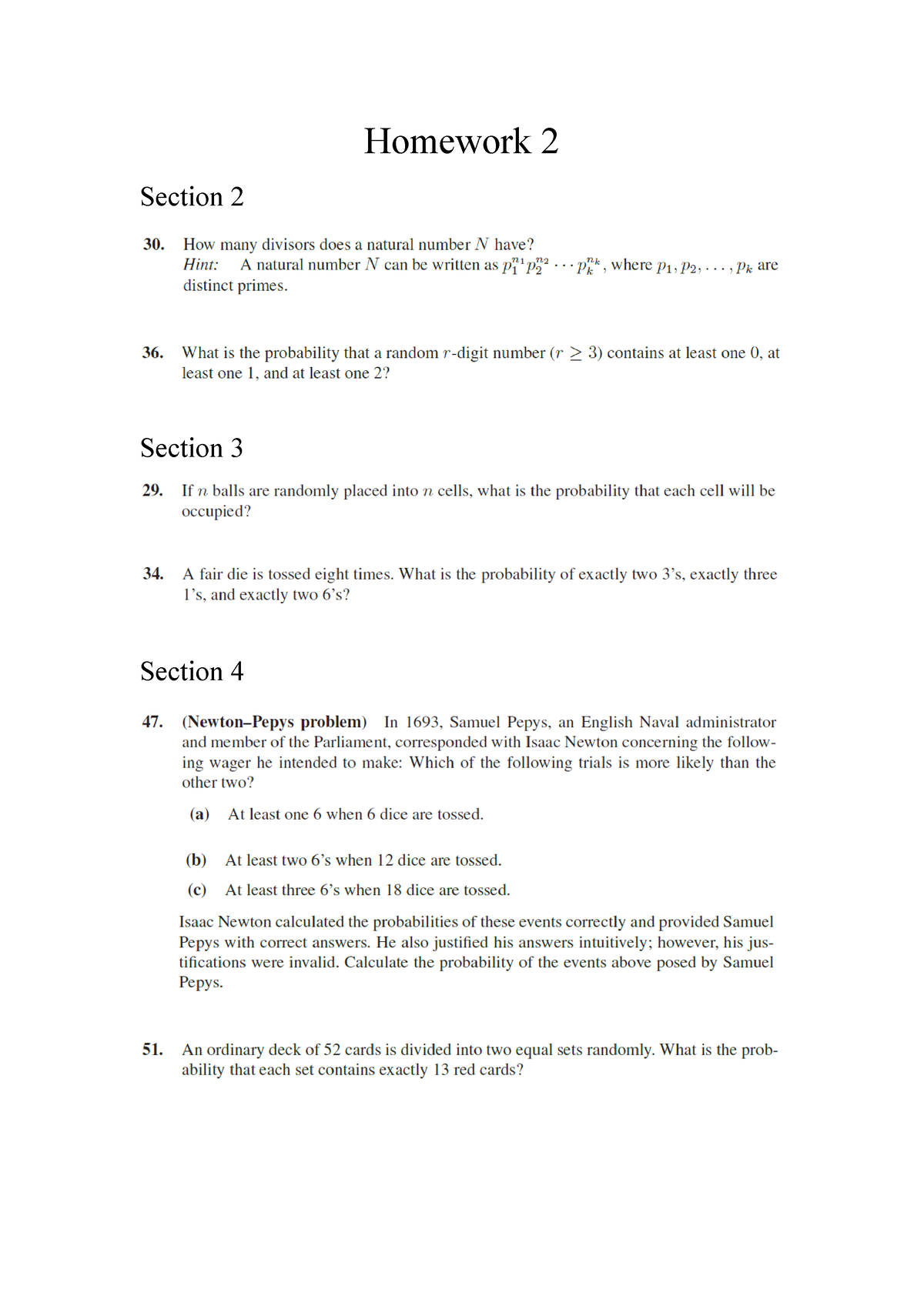 unit probability homework 2 answer key sample space