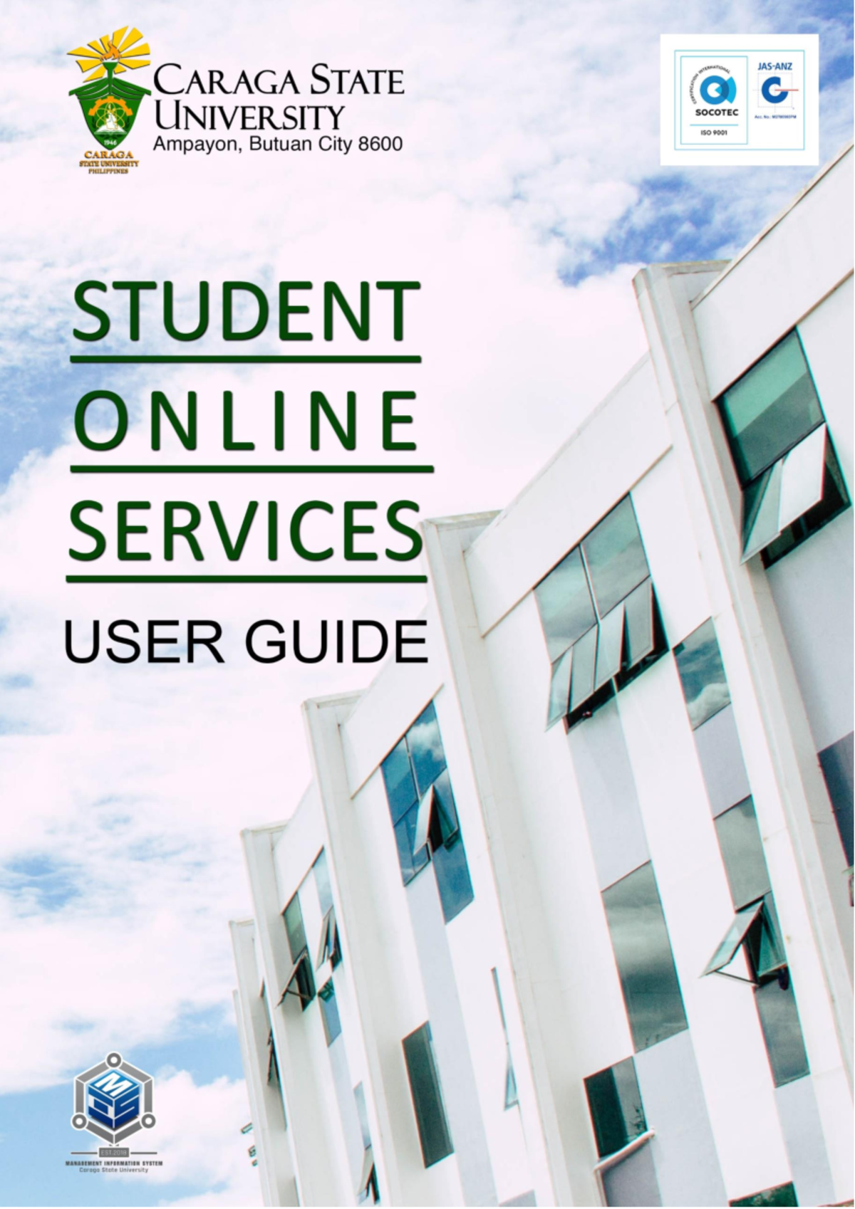 CSU Student Online Services ( Myschool) Portal User Guide v2 - Caraga ...