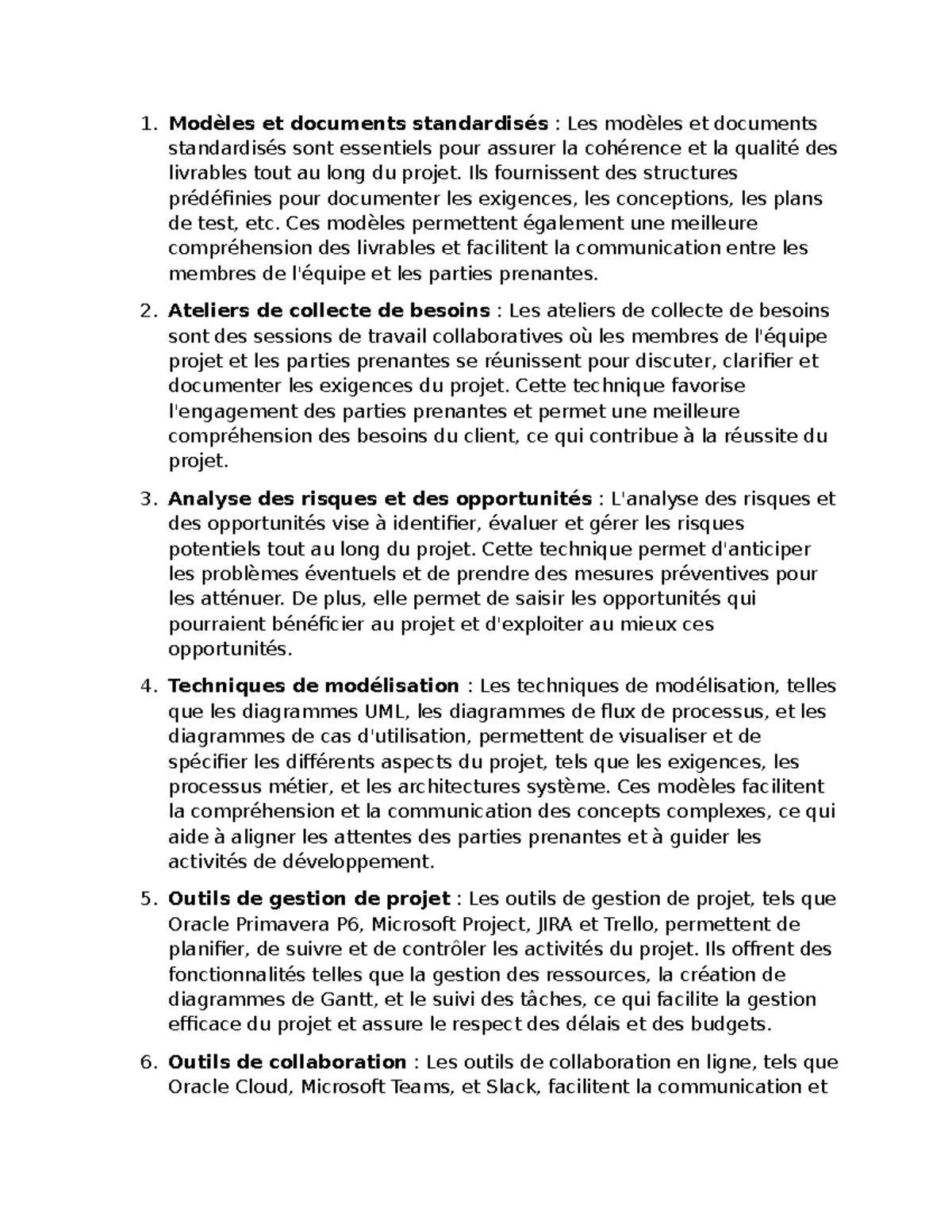 Outils et tech - 1. Modèles et documents standardisés : Les modèles et ...