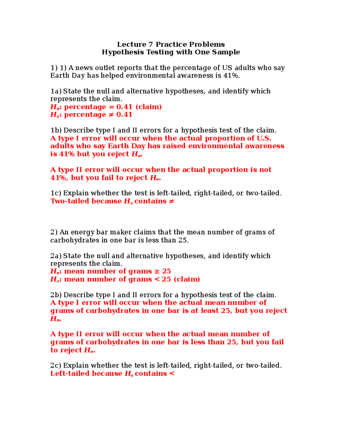 Lecture 7 Practice Problems-Solutions - Lecture 7 Practice Problems ...