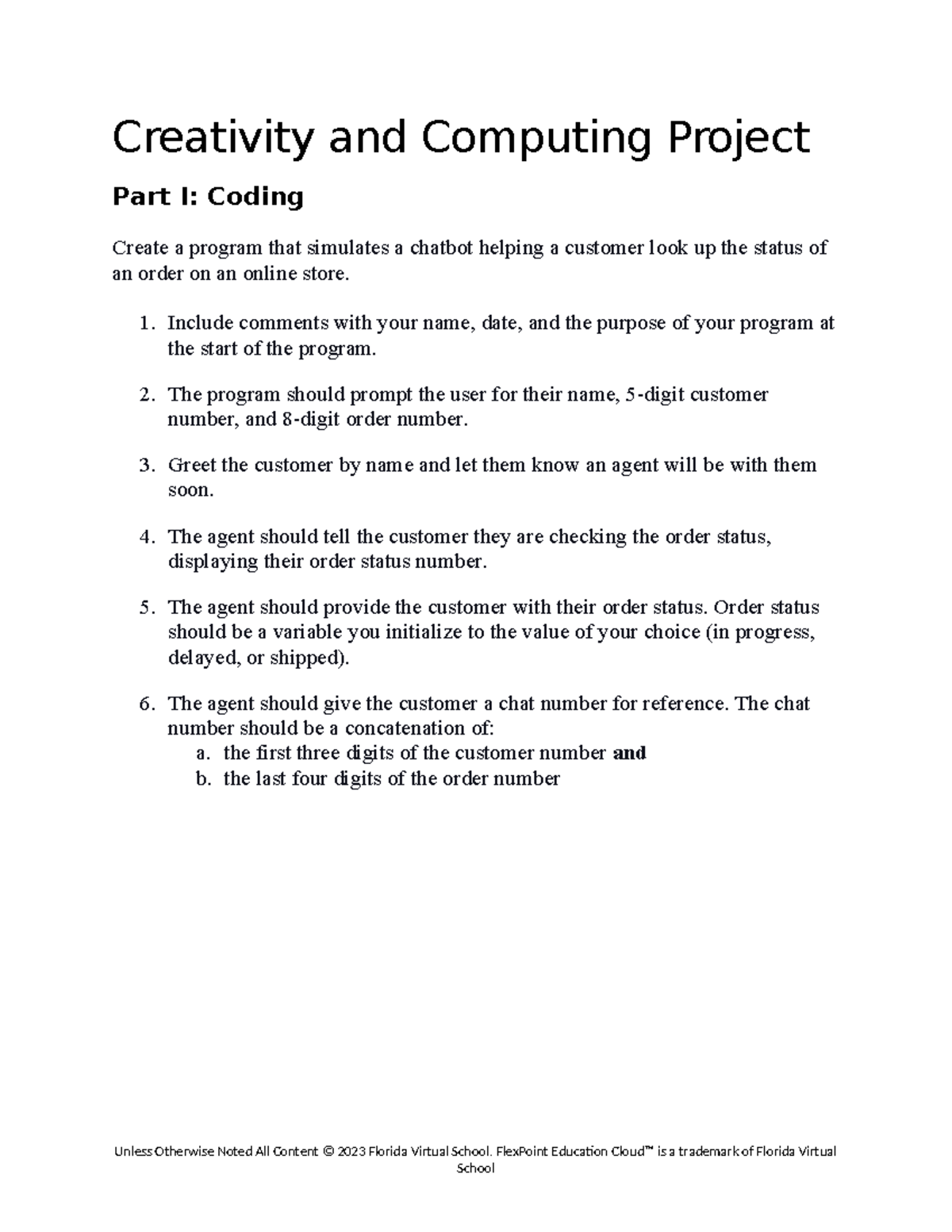 computing project 1111 - Creativity and Computing Project Part I ...