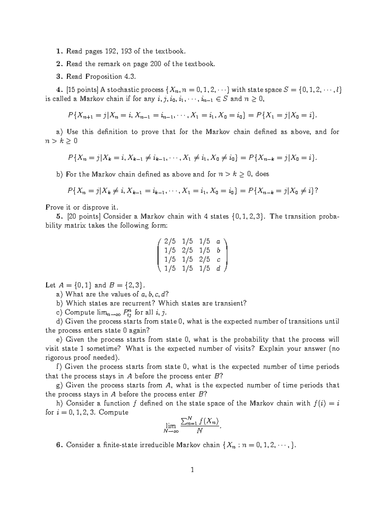 Homework 4 Hw4 Probability Theory Hku Studocu