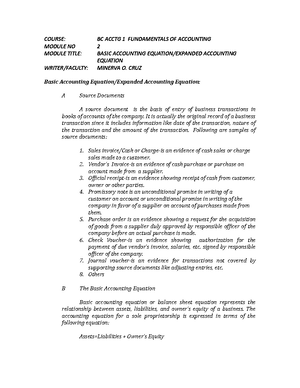 Module 1-Introduction - COURSE: BC ACCTG 1 FUNDAMENTALS OF ACCOUNTING ...