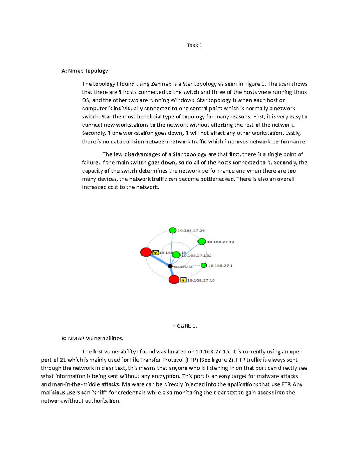 Emerging Tech C844 Task1 - Task 1 A: Nmap Topology The Topology I Found ...