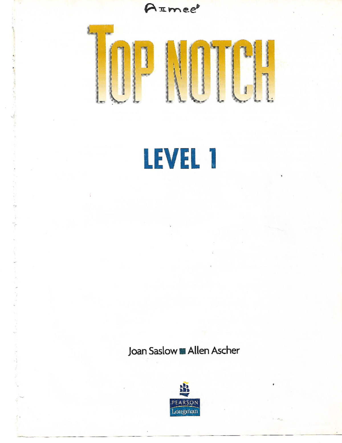 Studentbook Top Notch 1 Completo PDF - Literatura I - Studocu