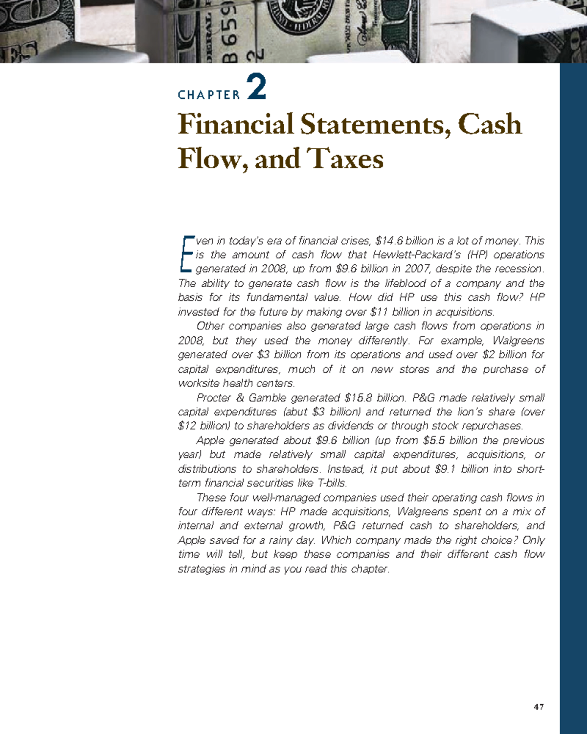 Chapter 2 Financial Statements Cash Flow And Taxes C H A P T E R 2 Financial Statements