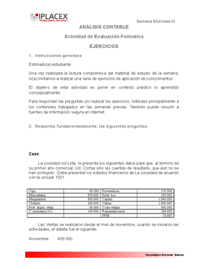 ME 1 Analisis Contable - AN¡LISIS CONTABLE UNIDAD I ANÁLISIS Y ...